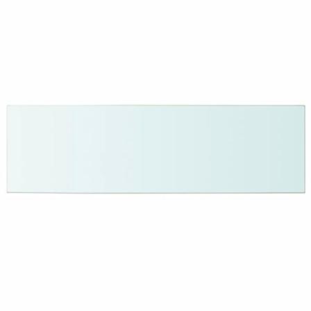 Vidaxl Hyllplan Glas Genomskinlig 100x30 Cm Transparent