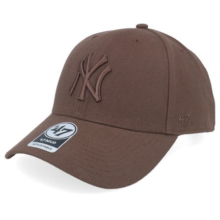 47 Brand - MLB Braun adjustable Cap - New York Yankees Mvp Brown Adjustable @ Hatstore