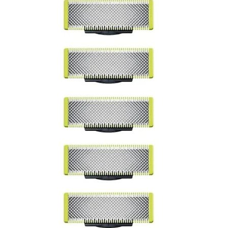 Philips ruostumattomasta teräksestä valmistetut vaihtoterät, jotka ovat yhteensopivia sähköisten parranajokoneiden kanssa (malli QP250/50) + 5 kpl