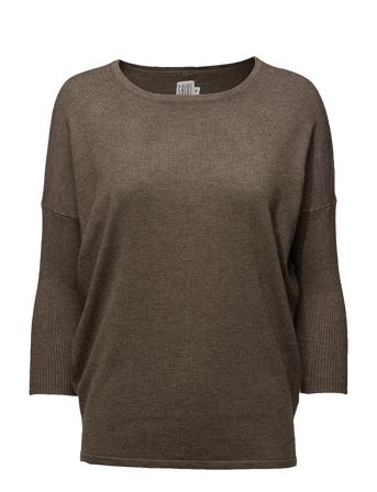A2561, Milasz R-Neck Pullover Pullover Brun Saint Tropez