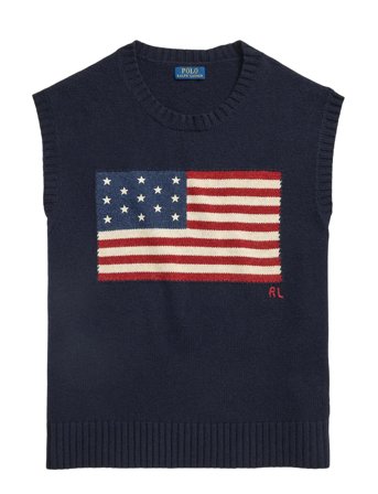 Polo Ralph Lauren | Big Fit Flag Sweater Vest | XL