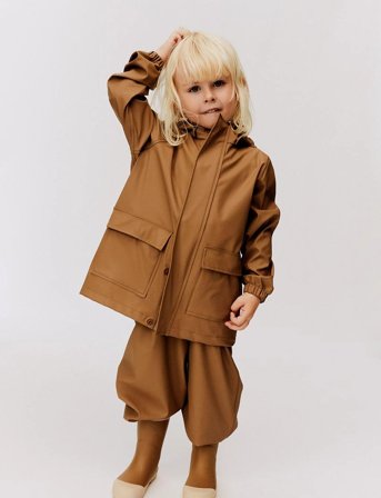 Wheat Rainwear Ola Set - Brown - 152