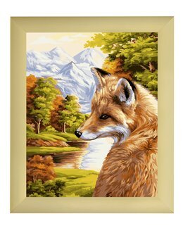 Paint by numbers Fuchs - WizardiArt