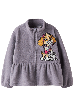 Name It NMFJADDA PAW FLEECE CPLG Ytterplagg Dam Lila 104
