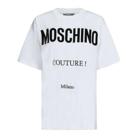 Moschino T-Shirts Hvid, Dame