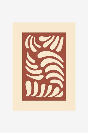 Malerifabrikken - Poster Lithography 3 - Beige - Postere - Fra Homeroom