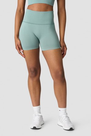 ICANIWILL - Define Seamless Pocket Shorts Wmn Fog Grey - Dame - ICIW