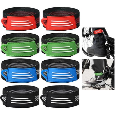 par - Bukseclips - Cykelbukseclips - Reflekterende cykelclips - Buksebælte