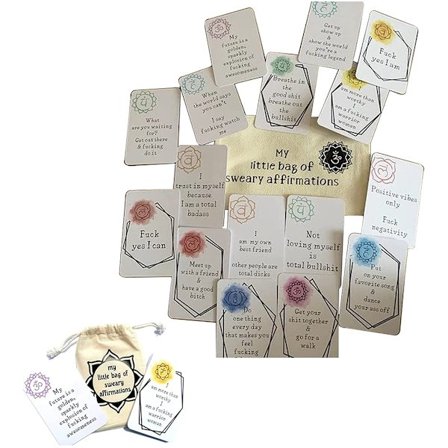 16 stk morsomme affirmasjonskort Gave Positivitetsaffirmasjonskort Sett Daglige affirmasjonskort Motivasjonsfrase Bursdagskort