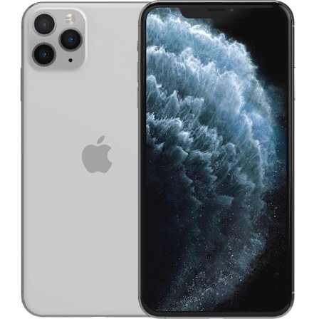 iPhone 11 Pro Max Silver 64 GB Klass B 100% batteri (refurbished)