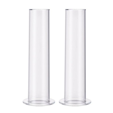 2 stk. armbåndsholdere, gennemsigtig smykkestativ, akryl hårbåndsopbevaring, akryl scrunchie-holder, scrunchie-holder-stativ