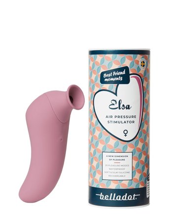 Belladot Elsa Air Pressure Stimulator - Pink - ONE SIZE