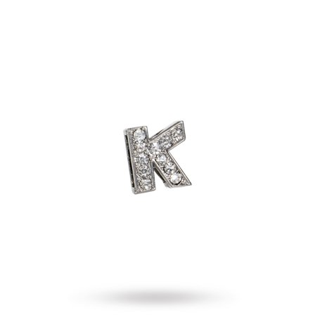 Rhinestone Crystal Letters K- Hundhalsband