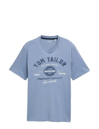 Logo Tee Blue Tom Tailor