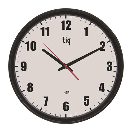 Tiq F6265R7NTP Väggur 5 V, akrylglas Vit, Garageinredning & förvaring