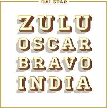 Zulu oscar bravo india OAI STAR