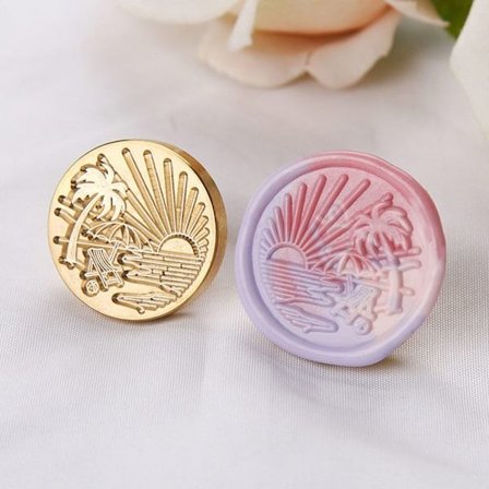 Sigill kopparhuvud vax sigillstämpel 3 3