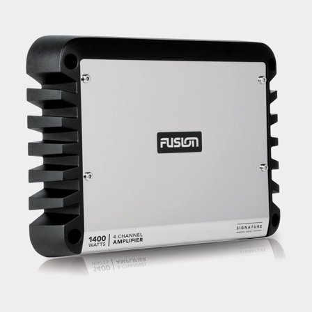 Marine amplifier Fusion Signature SG-DA41400, 12 V, 1400 W, black/grey, with 4 channels
