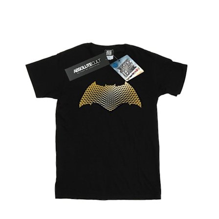 DC Comics Boys Justice League Movie Batman Logo Textured T-Shir