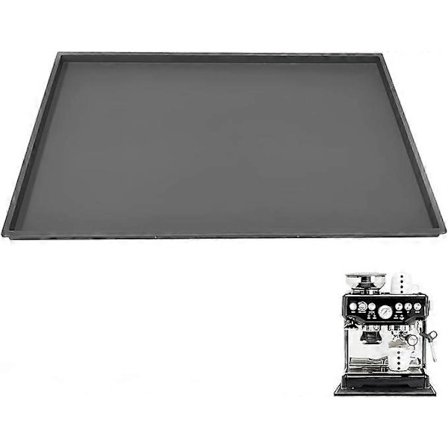 Silikonmatta för kaffemaskin, 48 x 30 cm, halkfri matta för kaffemaskin, silikonmatta under kaffemaskin, barista tillbehör