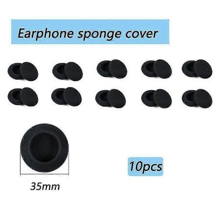 Vaahtomuoviset korvatyynyt, paksut sienikorvaustyynyt, kuulokkeiden suojukset kuulokkeille 35mm 40mm 45mm 50mm 55mm 60mm 65mm suojaus