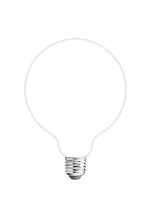 Unison SATIN glob matt opal Belysning Vit 125x172mm