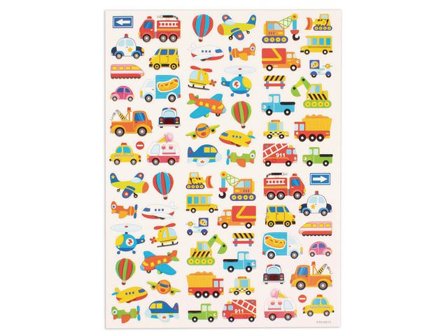 PLAYBOX Stickers fordon 72/fp - Lyreco - Skola och förskola - Hobbymaterial - Bokmärken och stickers