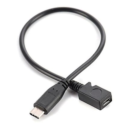 Ladekabel USB Type-C til MicroUSB Adapter Lader Type-C til Micro USB