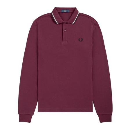 Fred Perry, Pole shirt Paars, Heren, Maat:M