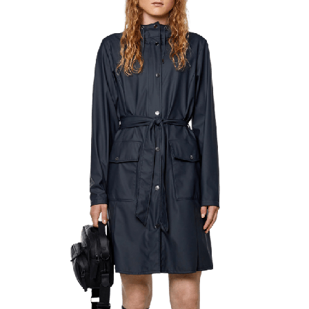 Rains Curve W Jacket Jackor Dam Blå M