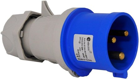 Malmbergs Støpsel 16A 2pol+j 230V