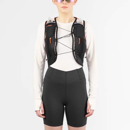 Salomon - Plecaki biegowe Torby i plecaki Active Skin 12 Women Set - Emerglow / Black