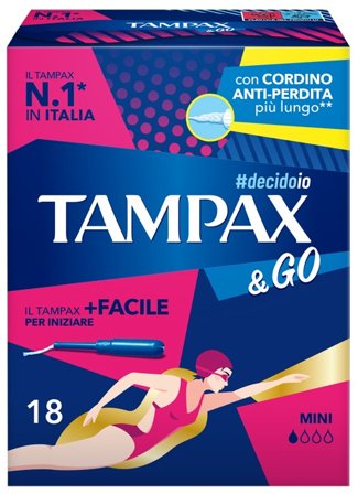 Tampax &go Mini 18 Pezzi