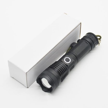 Taktisk bärbar LED-ficklampa med högt lumen och 5 lägen för