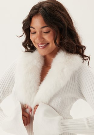 Chiara Forthi Faux Fur Cardigan Vaatteet