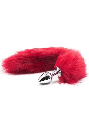 TOYZ4LOVERS Fox Tail Red Analplugg med hale