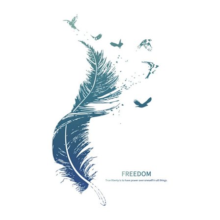 SULKA seinätarrat sinisenä (90×30 cm) I koristeelliset seinätarrat