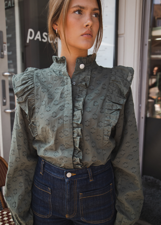 MISSMAYA - Maya Blouse Forest - XL