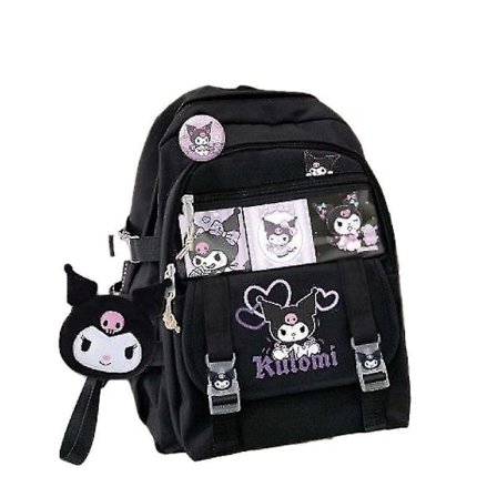 Ny Sanrio Kuromi Rygsæk Skuldertaske Pompompurin My Melody Studerende Skole Taske Stor Kapacitet Tegneserie Sød
