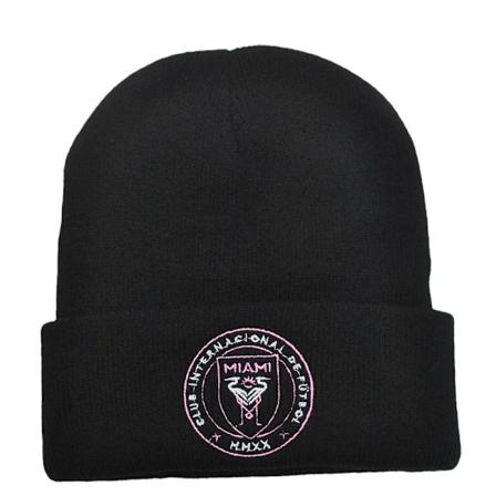 Mub- Miami Messi M ssa AW 10 Broderad Stickad M ssa Fl kt Varm Kall Keps Circle - black