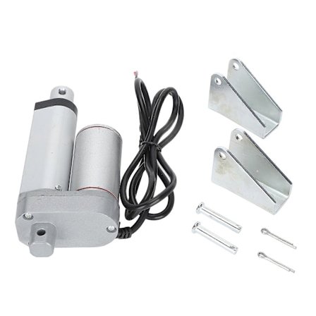 Elektrisk motoriseret lineær aktuator med beslag, industriel kontrolenhed, slaglængde 50 mm, 750NDC12V