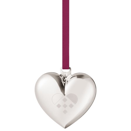 Georg Jensen CC 2025 Sydän joulukoriste, palladiumpinnoite