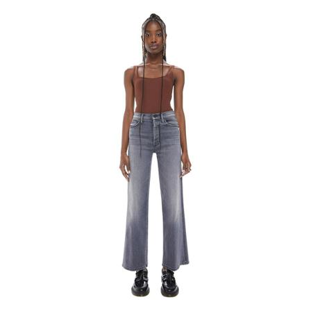 Mother, Wide Jeans Grijs, Dames, Maat:W27