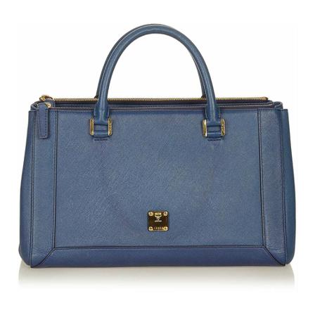 Mcm, Handbags Blauw, Dames, Maat:ONE Size,leather