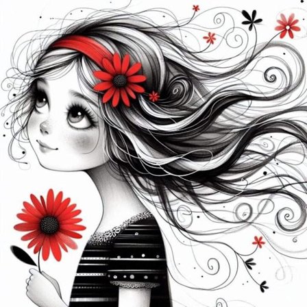 Svartvita posters A4