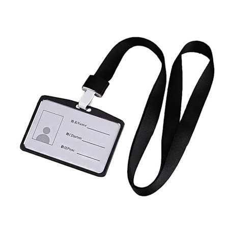 ID-korthållare i metall med rem