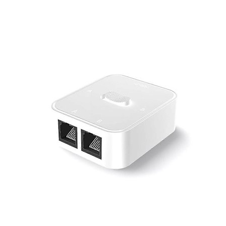 2-ports RJ45 LAN CAT6 Switch-selector 1000 Mbps 2 in 1 ut/1 in 2 ut 2 in 1 utRJ45 Nätverksdelare