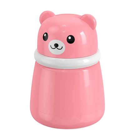 Tecknad Bear Puff Tom Box Puff Case Portable Body Powd