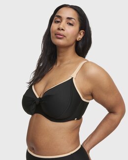 BAHAMAS KAARITUELLINEN BIKINIYLÄOSA Musta-B85-Swegmark