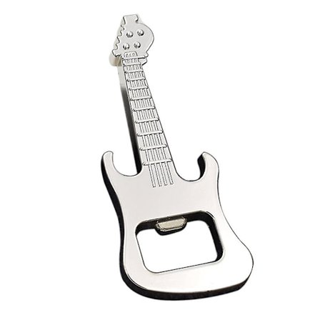 3 X Fashion Bærbar Legering Gitarformet Flaskeåpner Kjøkken Ktv Bar Gave